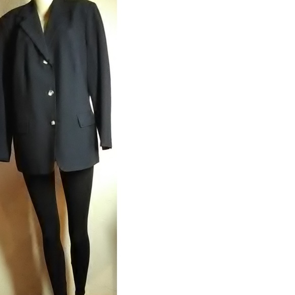 Elisabeth Liz Claiborne Navy Blazer Size 14 - Picture 2 of 5